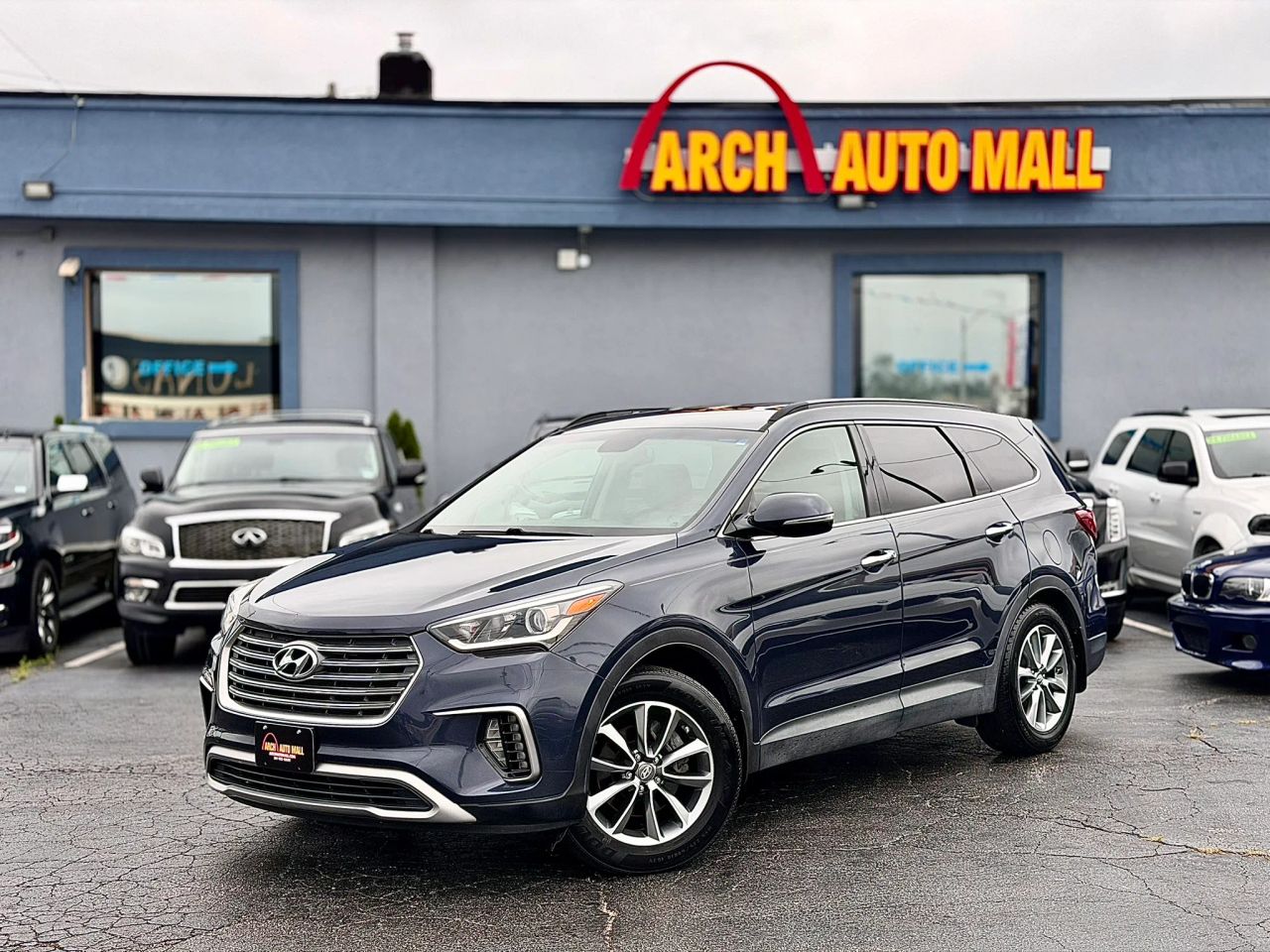 hyundai santa fe 2017 KM8SN4HF5HU196754 image hyundai santa fe 2017 KM8SN4HF5HU196754 image